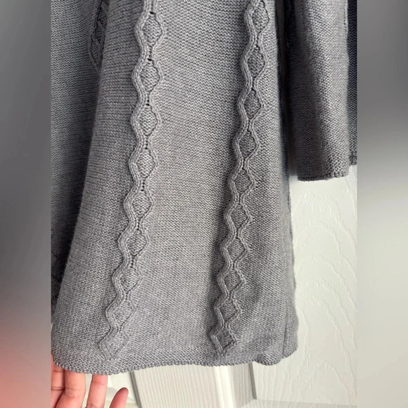 Soft Surroundings Women Cable Knit Sweater XS Silk Cashmere Blend Quiet Luxury - Picture 9 of 11